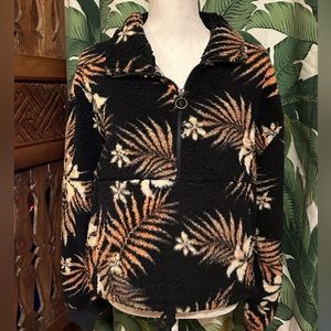Billabong half zip tropical fleece